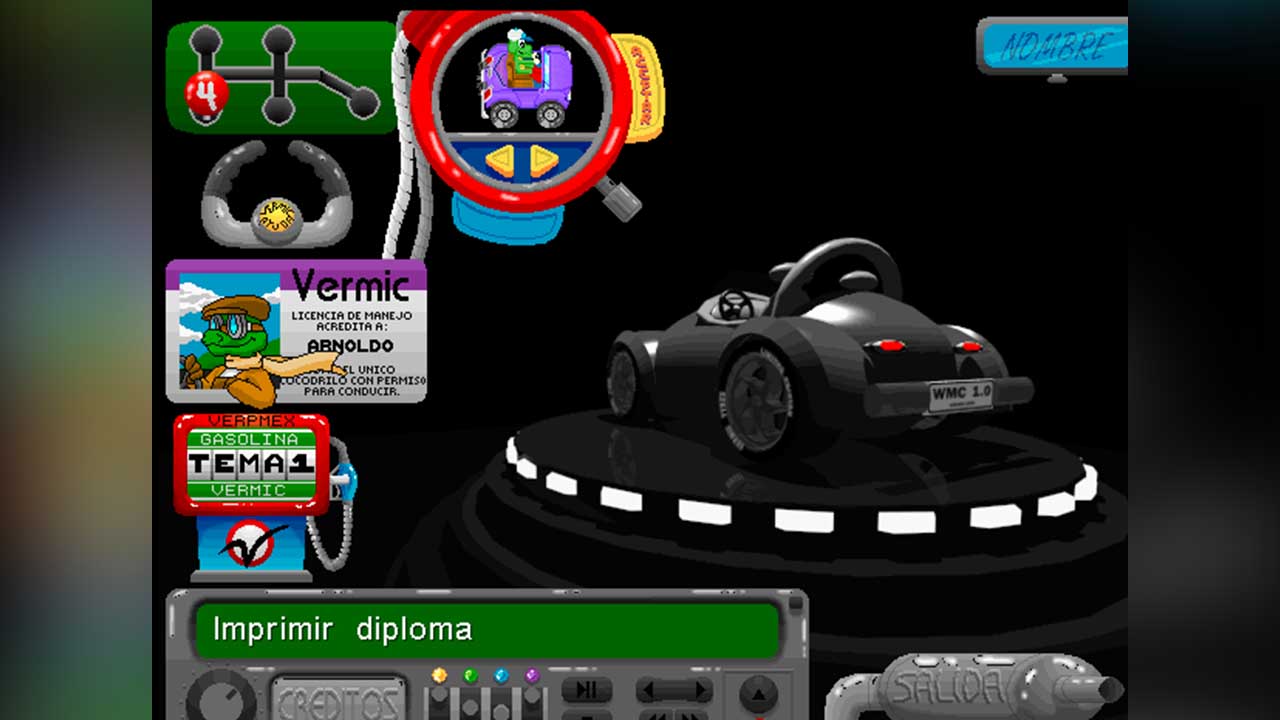 Juego de marcianos para aprender materias de cuarto de primaria con Arnoldo de Vermic