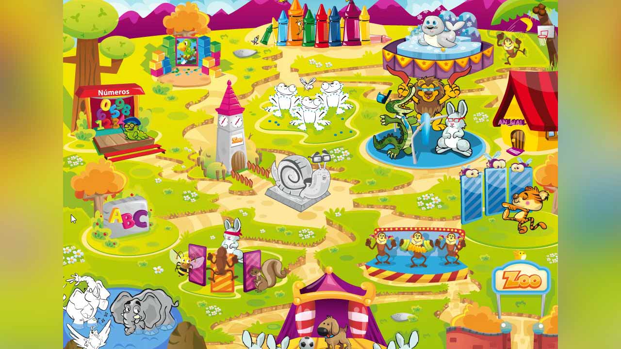 Zoológico Vermic pantalla de selección de juego