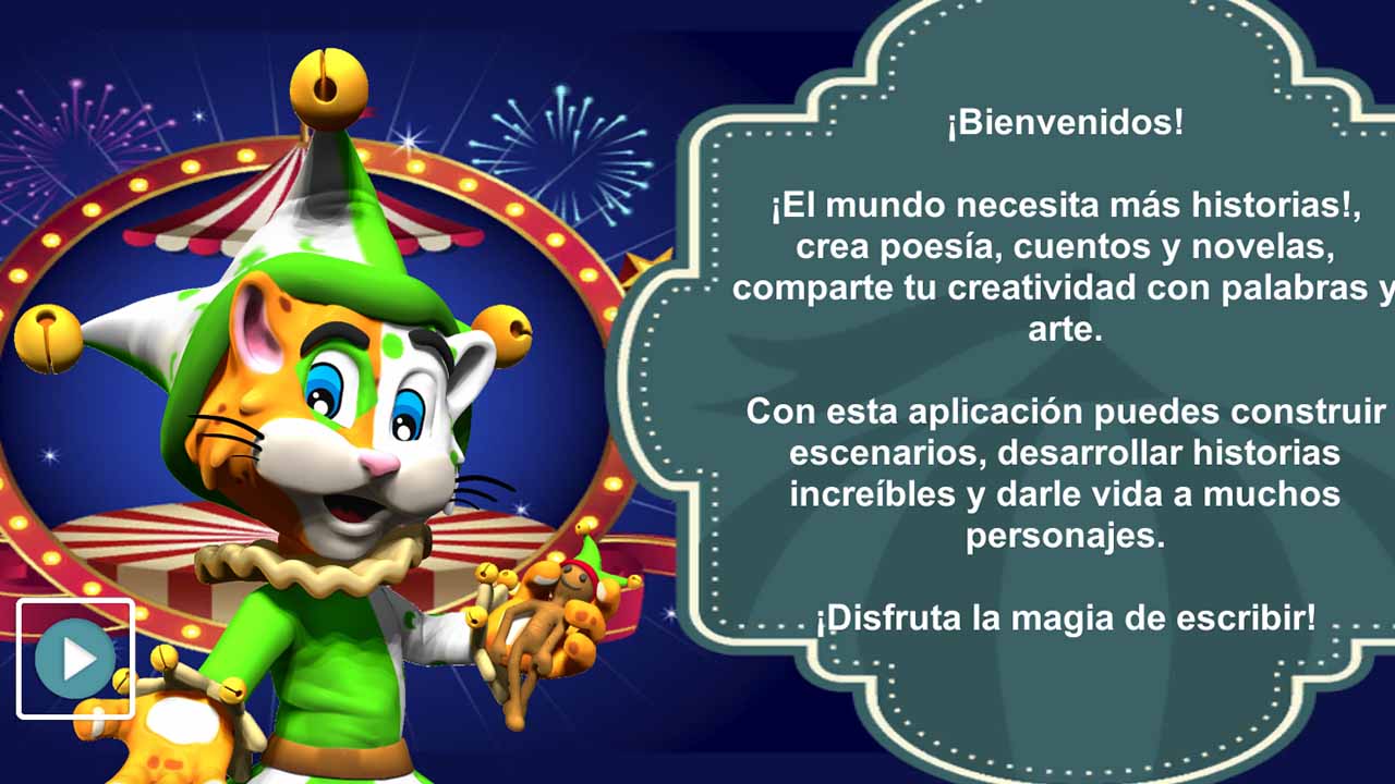 Balam da la bienvenida al juego para crear oraciones y jugar con palabras