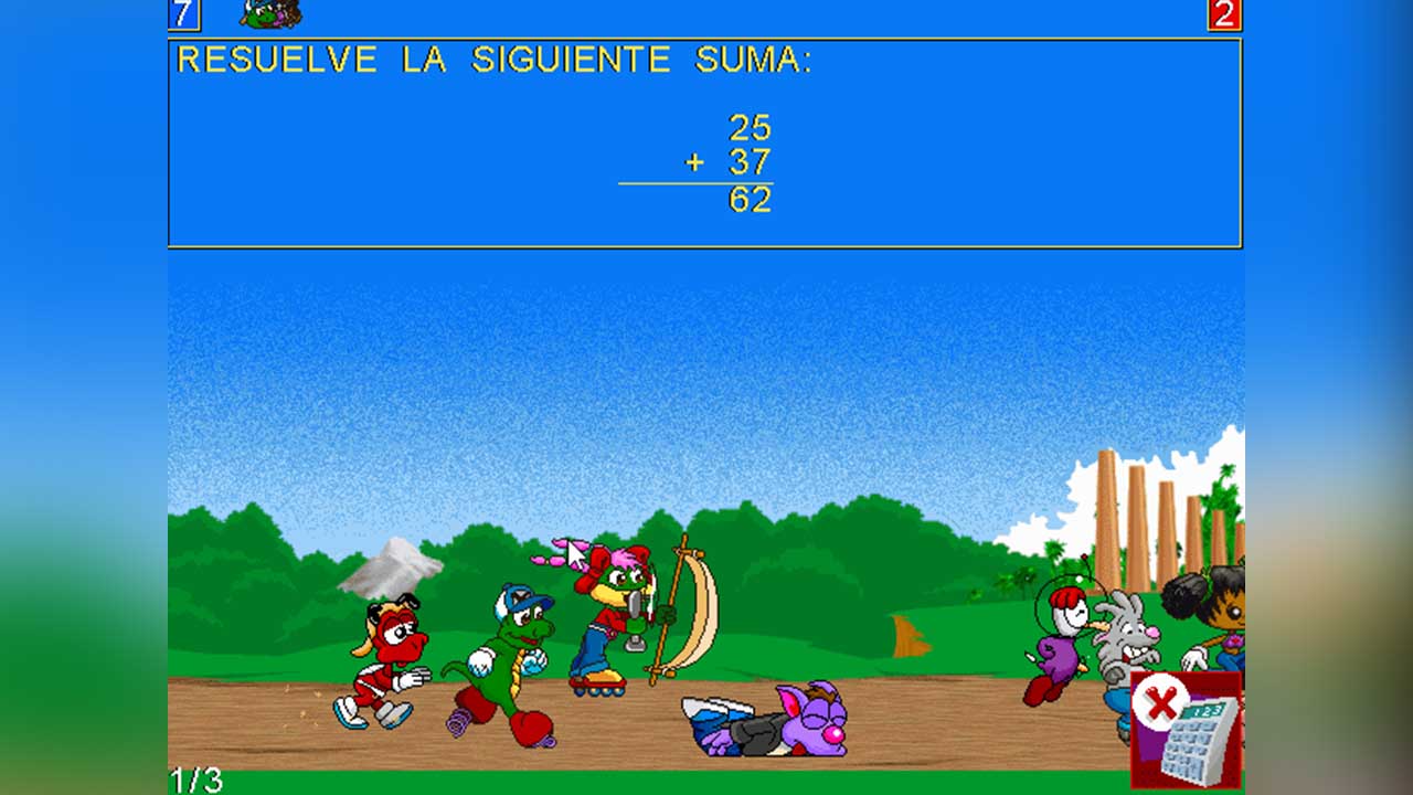 Personajes de Vermic corriendo en el Maratón 7 Maravillas