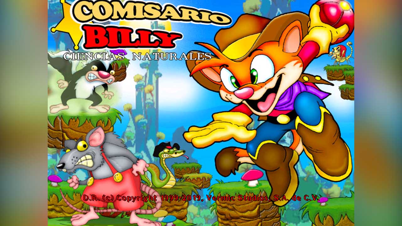 Portada del juego de Vermic del comisario Billy