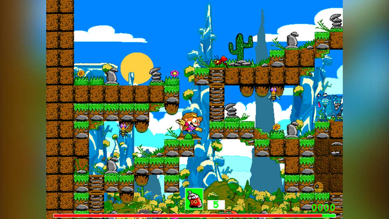 Juego de plataformas para aprender con Billy el Comisario de Vermic