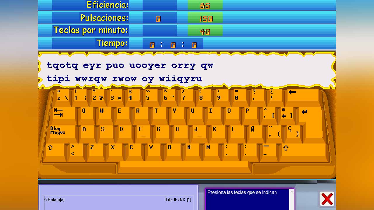 Teclas mágicas de Vermic para aprender a escribir en la computadora para niños de segundo de primaria