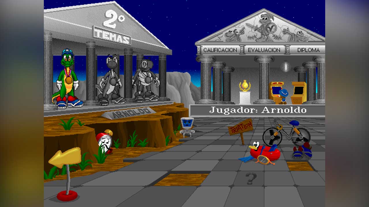 Olimpiadas de Arnoldo para competir y probar conocimientos de niños y niñas de segundo de primaria