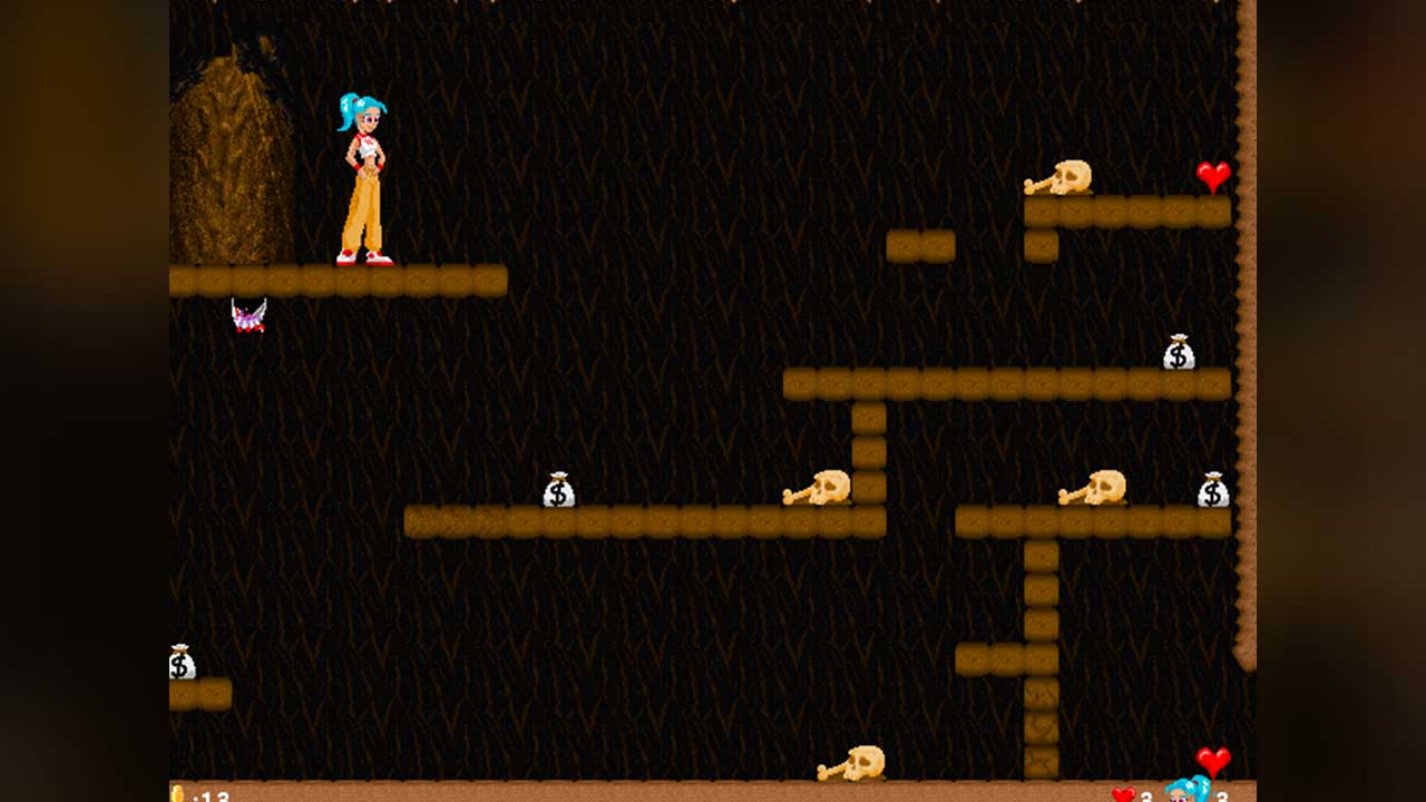 Lore, personaje de Vermic, en las catacumbas para aprender con preguntas