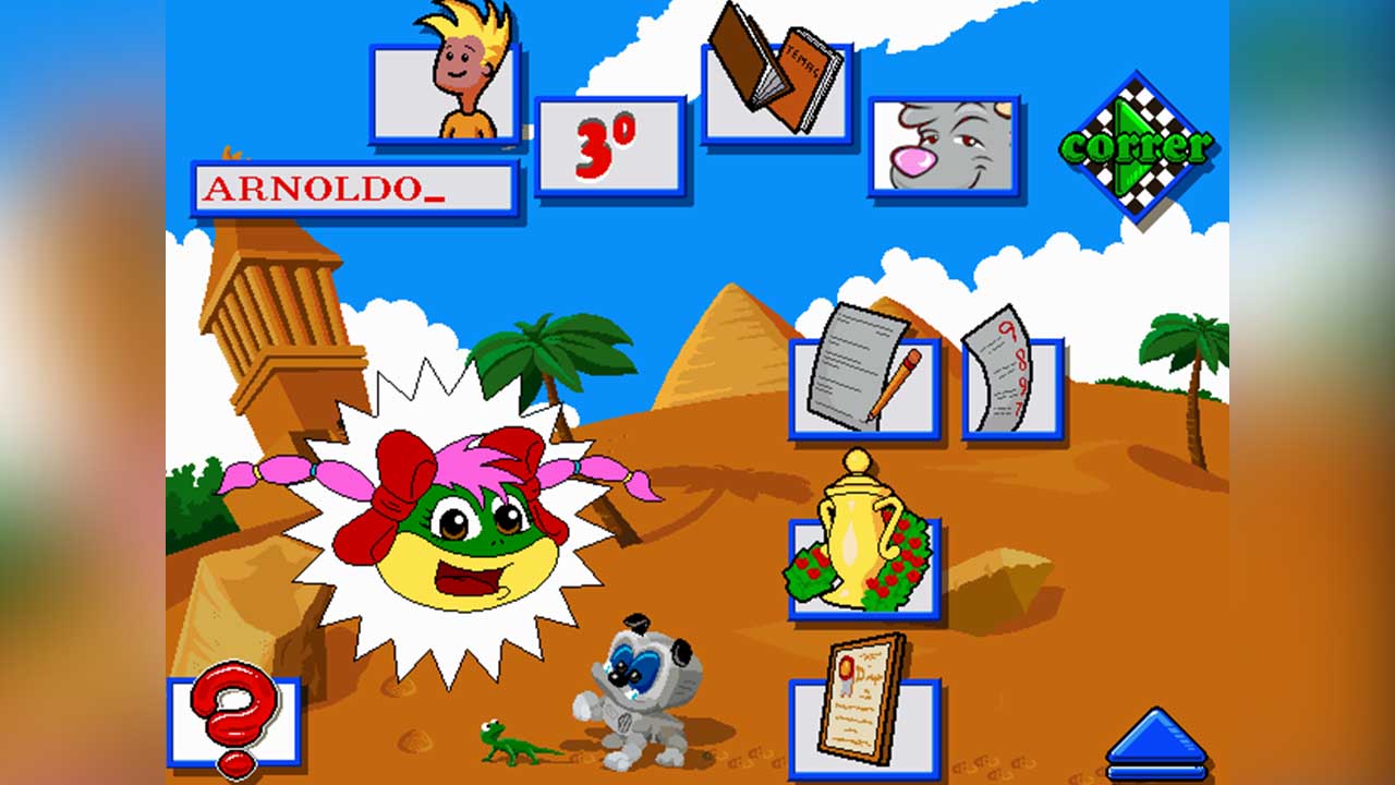 Portada de juego de Maratón 7 Maravillas de Vermic para aprender sobre temas de primaria