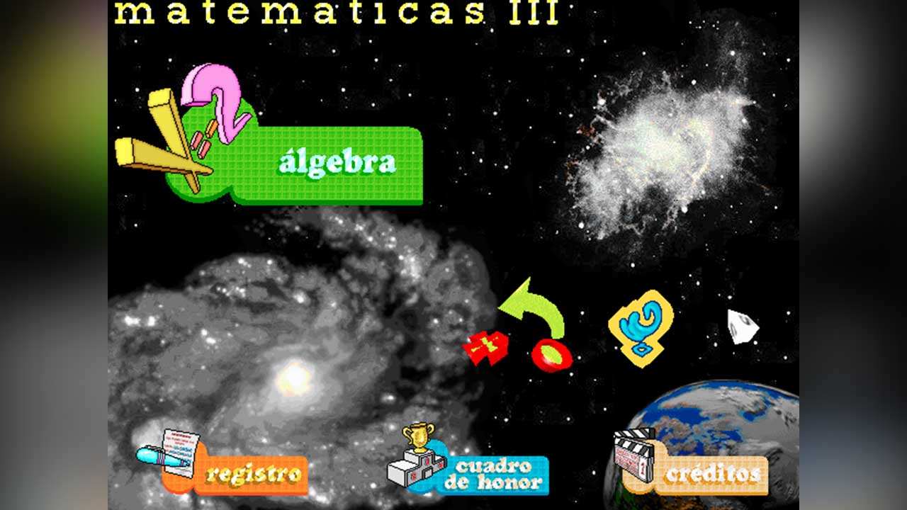 Juego estelar para aprender aritmética para jóvenes de tercero de secundaria