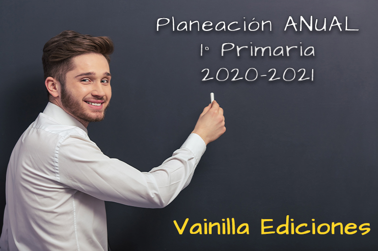 Portada de Planeación anual 1° de primaria.